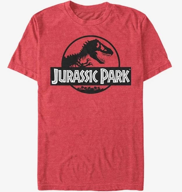 Jurassic Park Men's Logo Graphic T-Shirt
