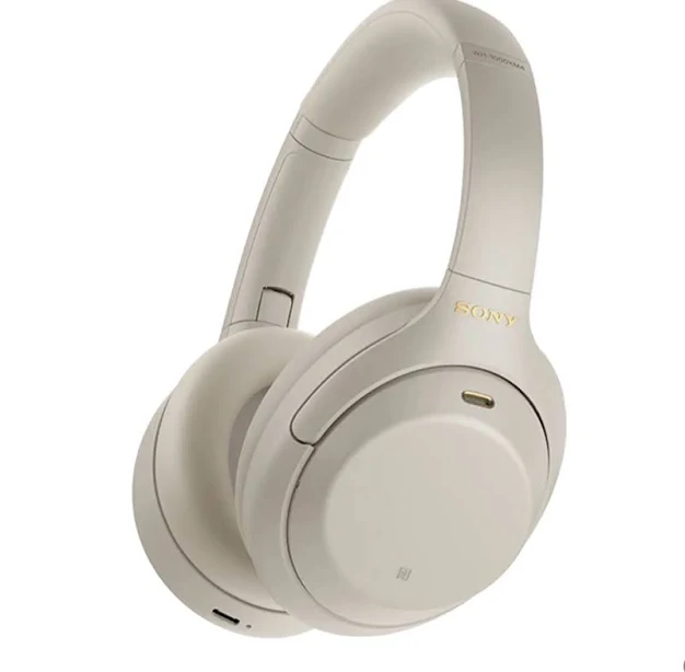 Sony Wearables | Sony Cream Over-Ear Headphones With Large Ear Cups And Adjustable Headband | Color: Cream | Size: Os | Mn256's Closet