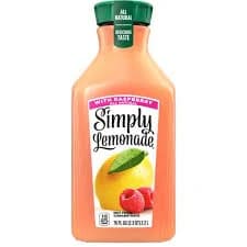 Simply Lemonade, with Raspberry, 76 fl oz (2.3 qt) 2.2 l