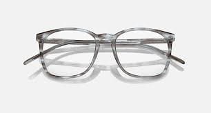 RB5387 OPTICS Eyeglasses with Striped Blue Frame - RB5387 | Ray-Ban® US