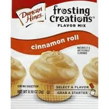 Duncan Hines Frosting Creations Cinnamon Roll Flavor Mix