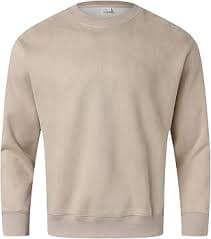 Solid Long Sweatshirts for Men Winter Fall Long Sleeve Loose Fit Lightweight Sweatshirts for Men Aesthetic Goth Funny Beige at Amazon Men's Clothing store