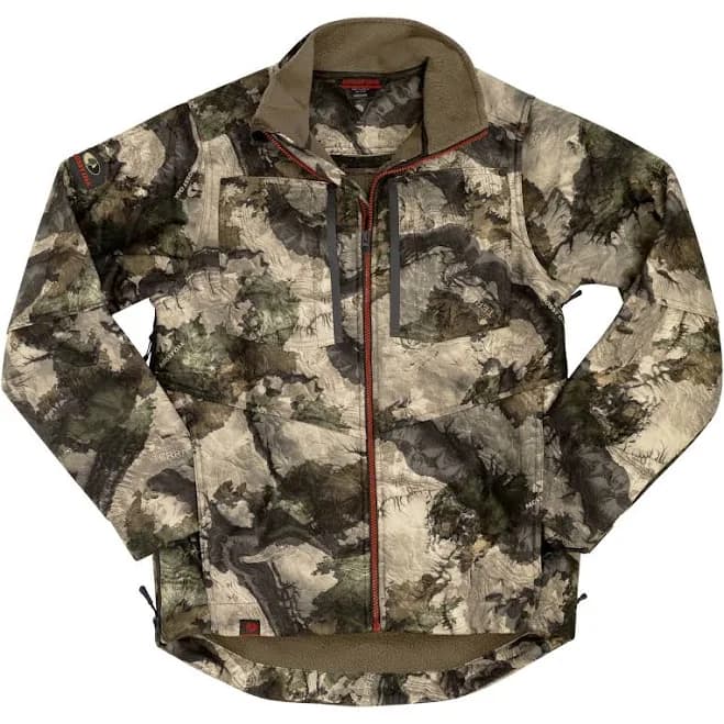 Mossy Oak Men's Sherpa Fleece Lined Camo Hunting Jacket