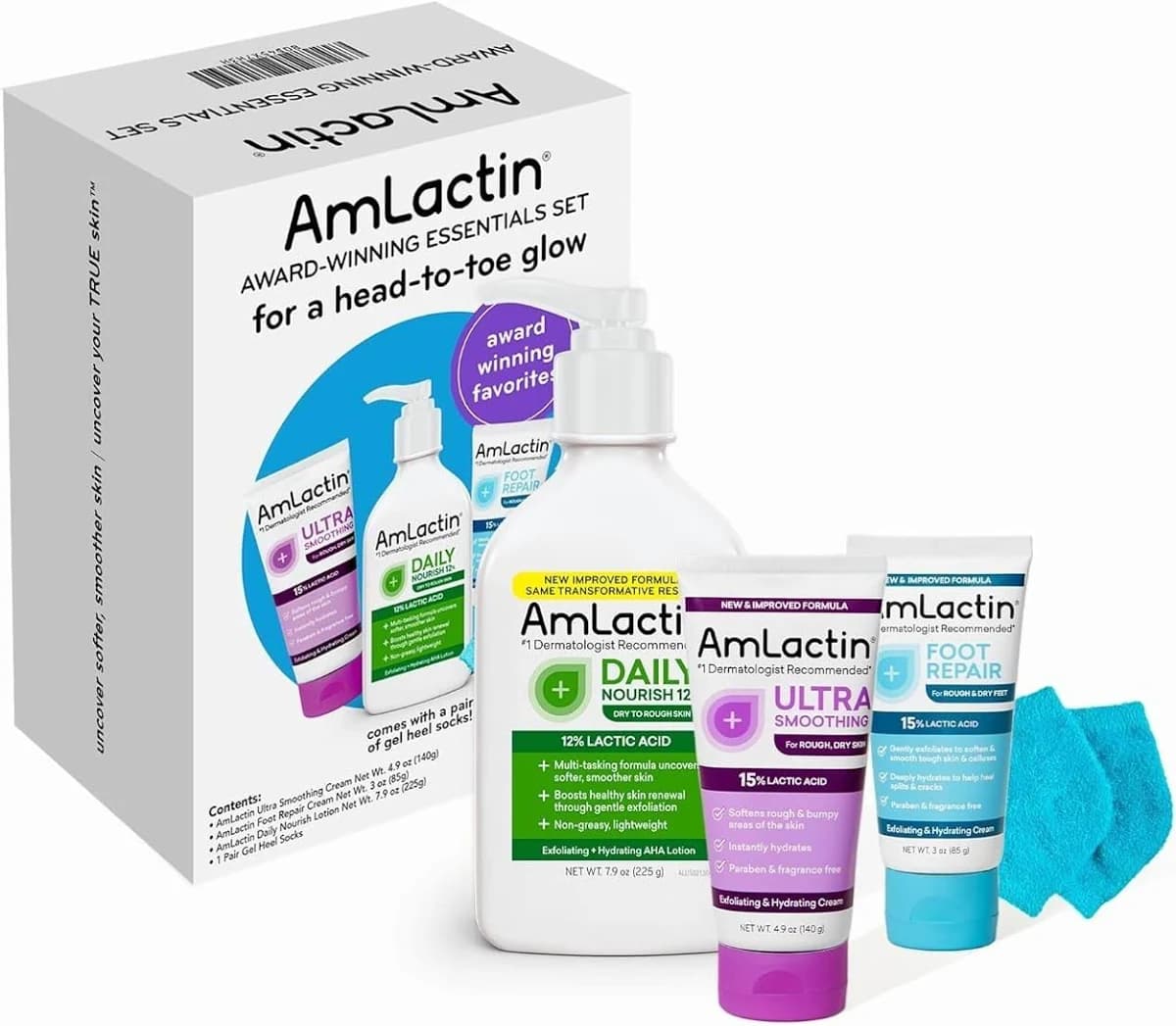AmLactin Award-Winning Essentials Skin Care Set