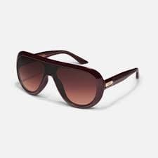 SET LIST - High-Fashion Womens Aviator Sunglasses with Shield Lens – QUAY