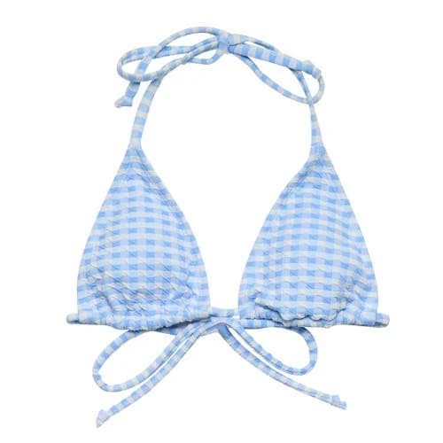 Snapper Rock Women's Seaside Gingham Bikini Top at Nordstrom, Size Large