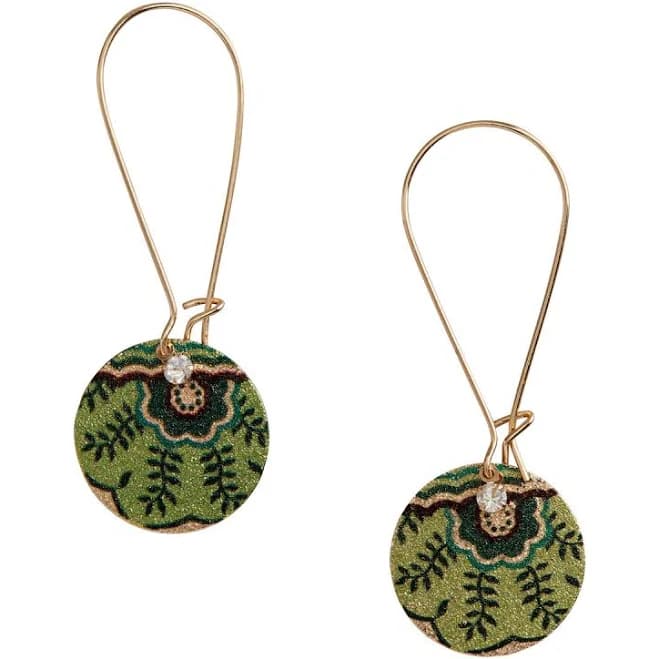 World Market Women's Shimmer Linear Drop Earrings