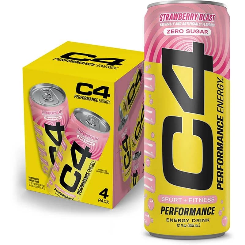 C4 Performance Starburst Strawberry Energy Drink