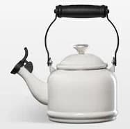 Le Creuset 1.25-Qt. Demi White Whistling Tea Kettle