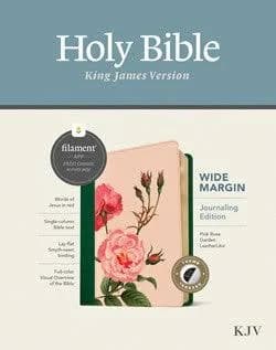 KJV Wide Margin Bible, Filament-Enabled Edition (Hardcover Leatherlike, Ornate Tile Black, Indexed, Red Letter)