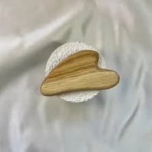Oak Gua Sha Facial Tool, Wooden Face Lifting Massager, Lymphatic Drainage Scraper
