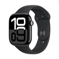 Apple Black Smartwatch with Digital Crown and Sport Band