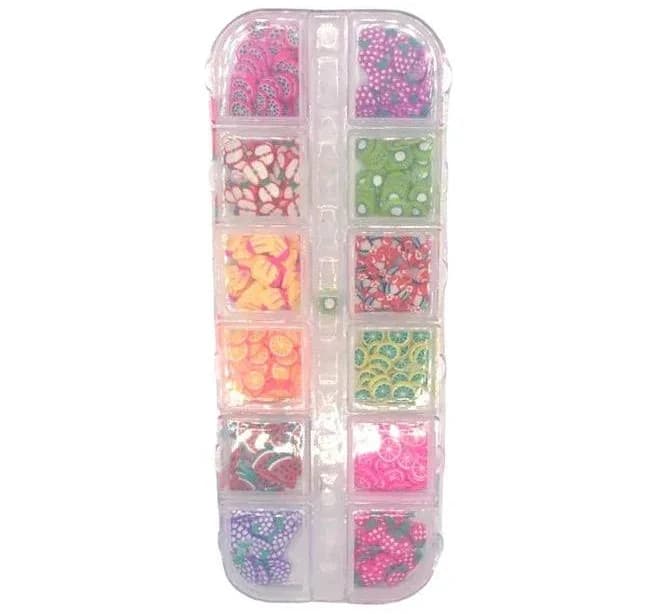 3D Nail Fruit Slices