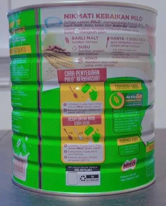 Nestle Milo Active Go Chocolate-Milo beverage -Malt Powder Drink Mix 1.4kg
