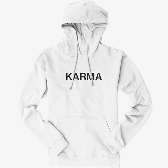 Karma Text Hoodie