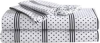 Betsey Johnson Dots & Stripes Sheet Set