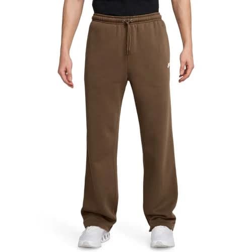 Nike Mens Club Fleece Bungee Pants - Mosswood/White Size XL
