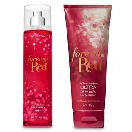 Bath and Body Works Forever Red Set