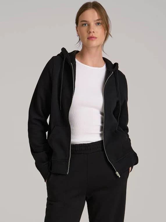 Wearever Women's Tall Fleece Full-Zip Hoodie
