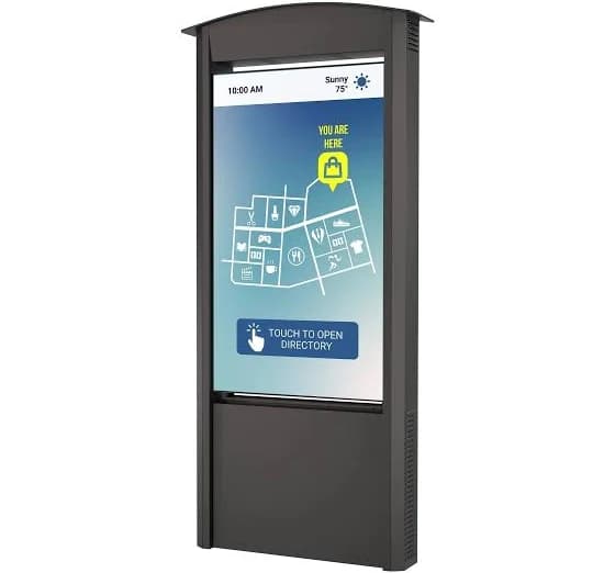 Peerless-AV Dual-Sided Smart City Kiosk with 55" Displays kop55xhb2