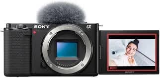 Package - Sony - Alpha ZV-E10 Mirrorless Vlog Camera - Body Only and GP-VPT3 Multi-function Bluetooth Shooting Grip, Tripod and Remote Comander -