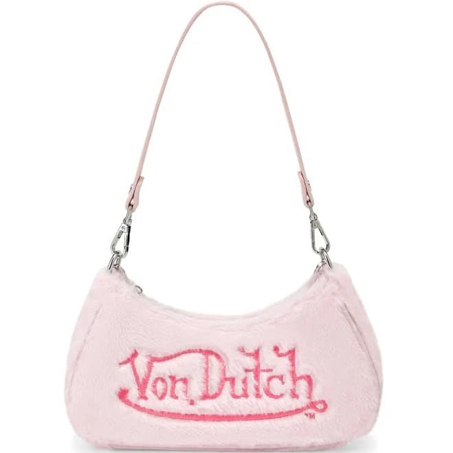 Von Dutch Fur Shoulder Bag