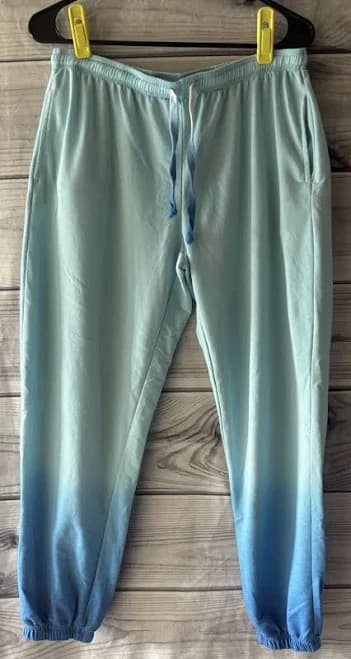 Large Blue Ombré Sweat Pants Women’s No Boundaries