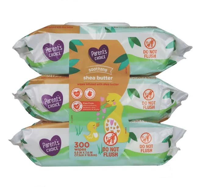 Choice Soothing Shea Butter Baby Wipes