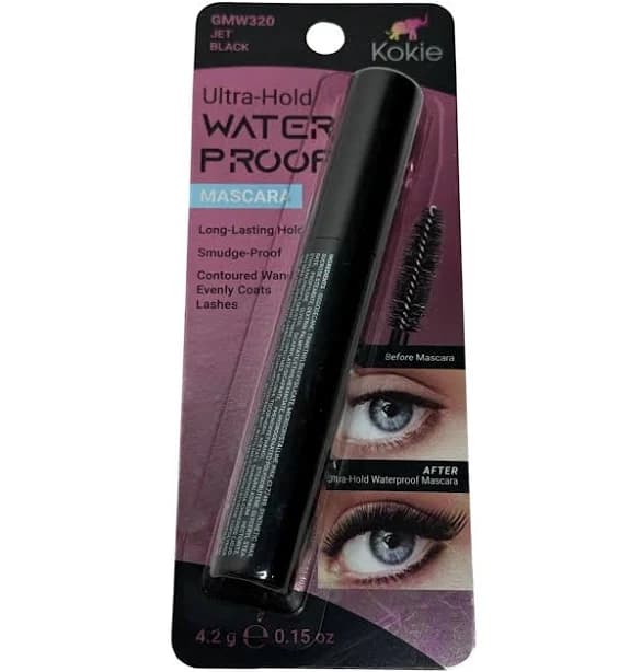 Kokie Makeup Jet Black Waterproof Mascara