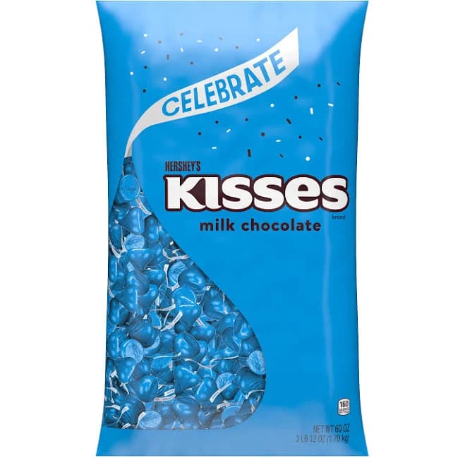 Hershey's Kisses Milk Chocolate Wrappers