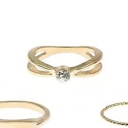 Time and Tru Women's Delicate Stacking Rings (7-Pack)