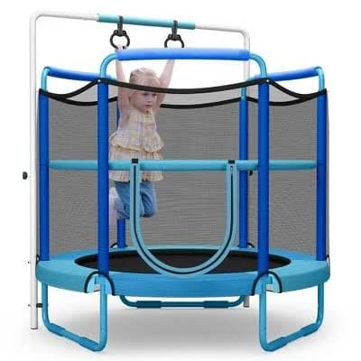 Costway 5FT Kids 3-in-1 Game Trampoline