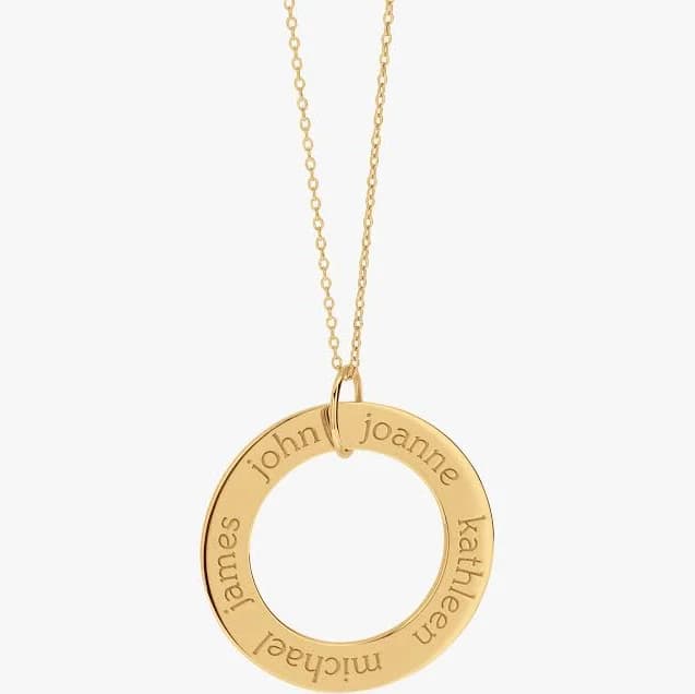 Circle Pendant Necklace