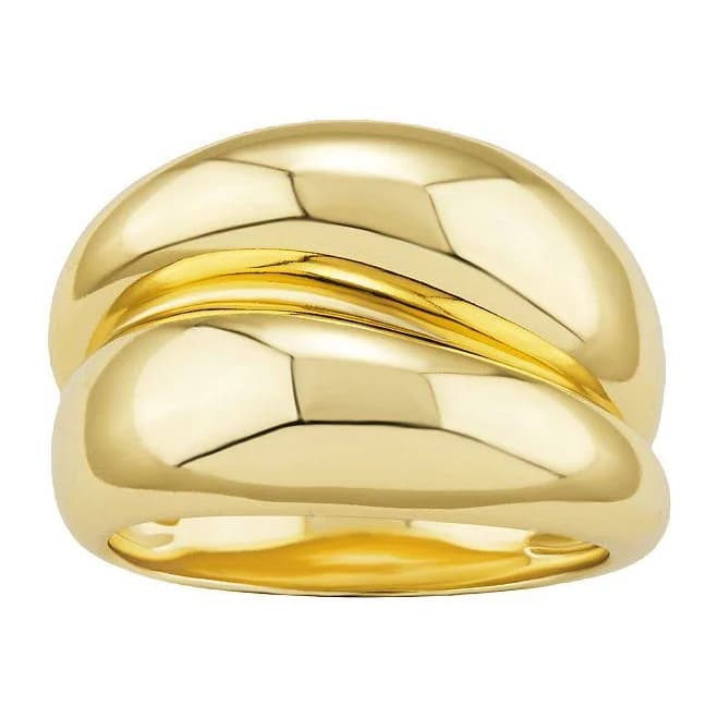 Women's Double Wide Band Ring