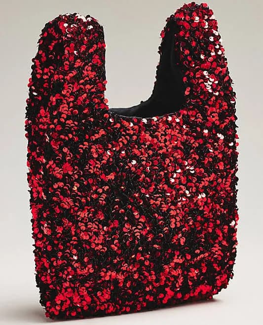 Anthropologie Paillette Sequin Bag