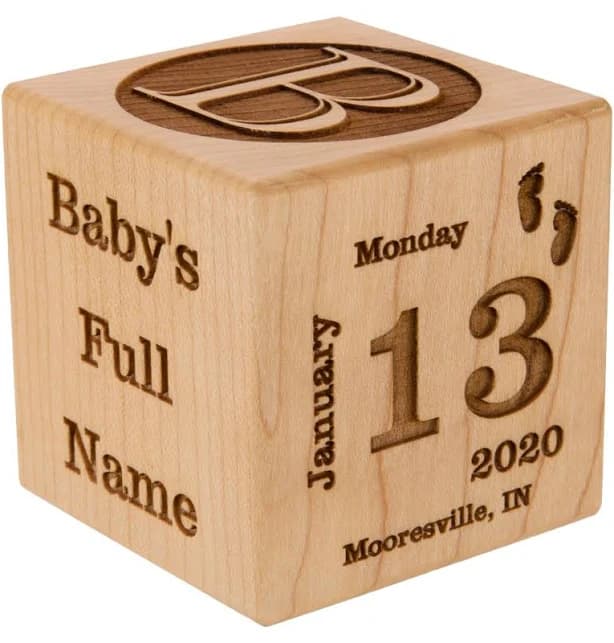 Personalized Baby Block Typeface