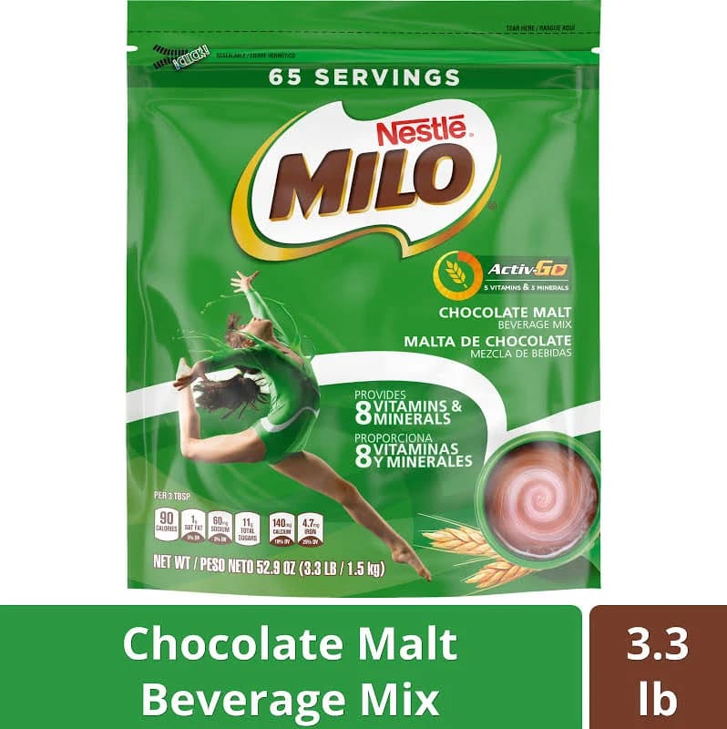 Milo Activ-Go Chocolate Malt Powder Drink Mix