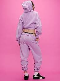 Buy Campus Fleece™ Sweatpants, Magenta Rose V-Day - Order Bottoms online - PINK US