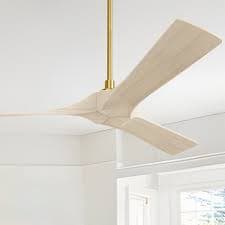 Mattoroa 52 Inch Luxury Wooden Smart Ceiling Fan | Brushed Gold Premium Finish