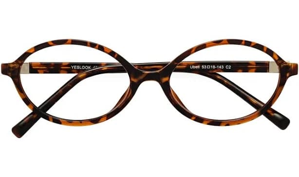 Hipster Lightweight TR90 Oval Glasses