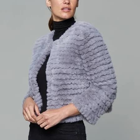 Faux Fur Cropped Jacket