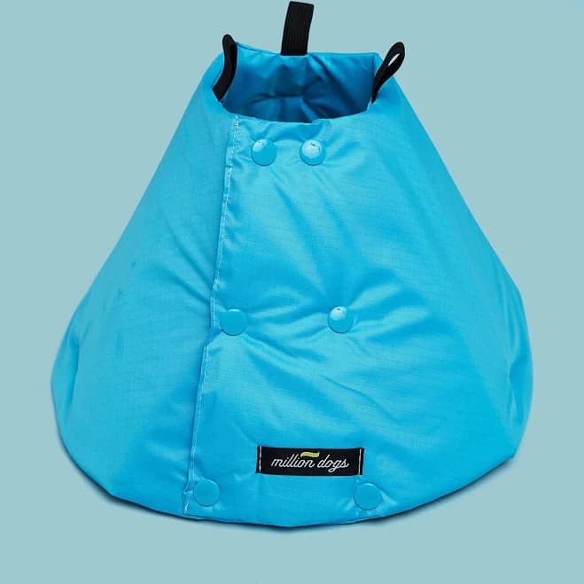 Blue Healing Cone Recovery Collar Medium-Short