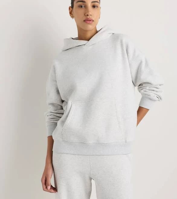 Quince Women's Organic Cotton Fleece Hoodie