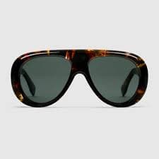 Aviator frame sunglasses in brown | GUCCI® US