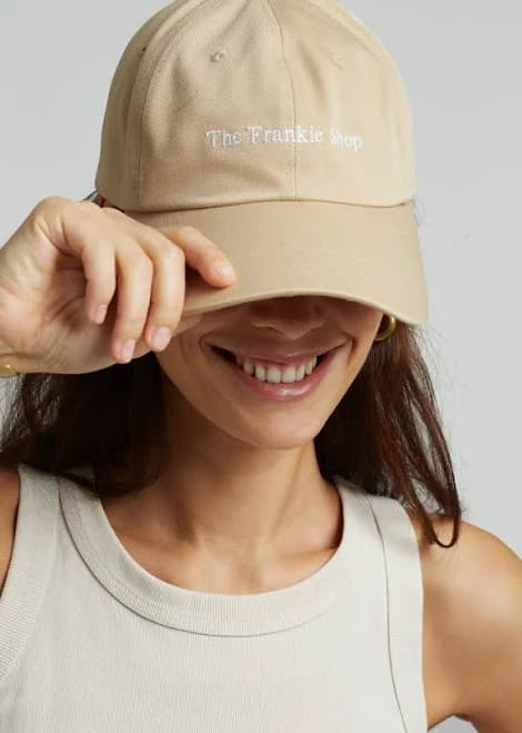 Frankie Shop Women's Logo-Embroidered Cotton-Twill Baseball Cap