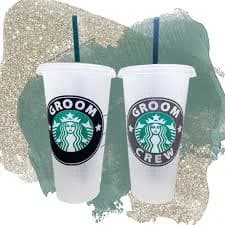 Personalized Starbucks Cold Cup: Wedding Party Favor