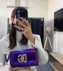 Dolce & Gabbana Purple Holographic Patent Leather DG Millennials Shoulder Bag Dolce & Gabbana | TLC US