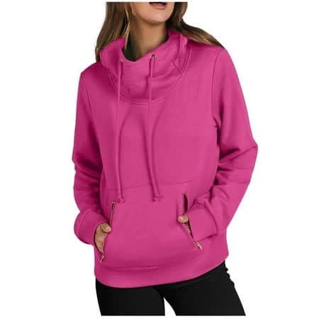 Women's Oversized Fleece Hoodie with Pocket