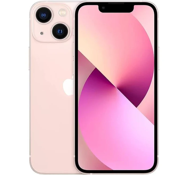 Apple - Refurbished Excellent - iPhone 13 A2482 (Fully Unlocked) 128GB Bundle with Pre-Installed Tempered Glass - Pink