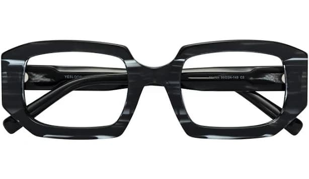 Thick Hipster Acetate Rectangle Glasses